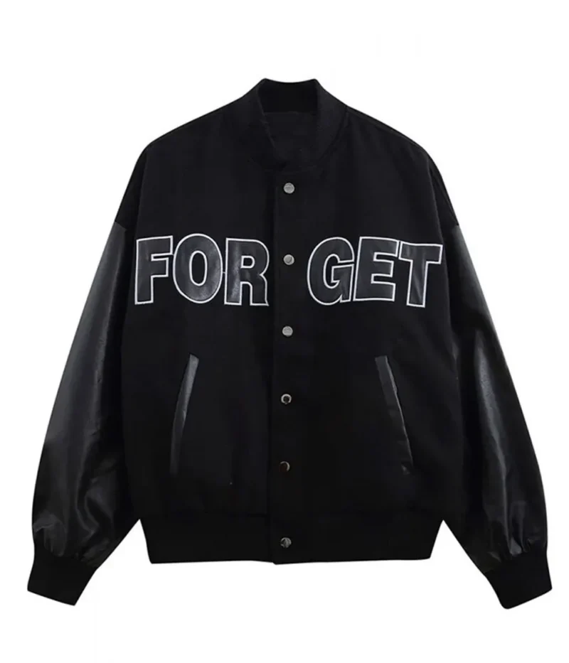 Forget Zero Fighter Baseball Black Jacket