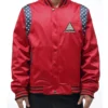 Future Retro Satin Red Jacket