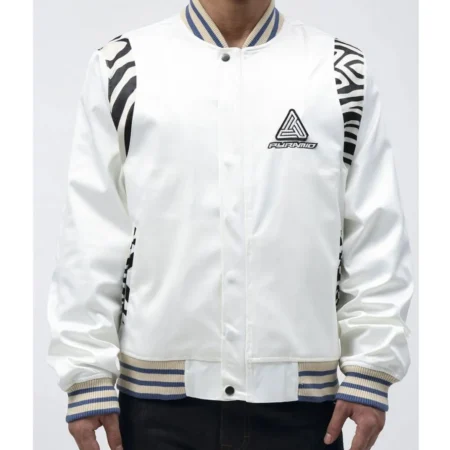 Future Retro Satin White Jacket