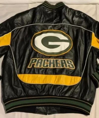 G III Carl Banks Green Bay Packers Leather Jacket