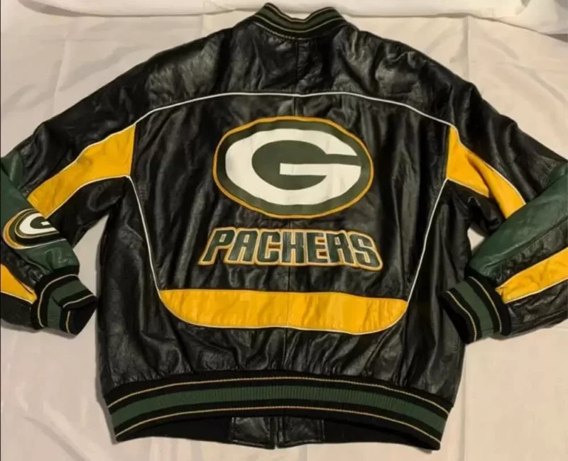G III Carl Banks Green Bay Packers Leather Jacket