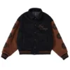 Gal Sang Varsity Black and Brown Jacket