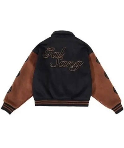 Gal Sang Varsity Black and Brown Jackets