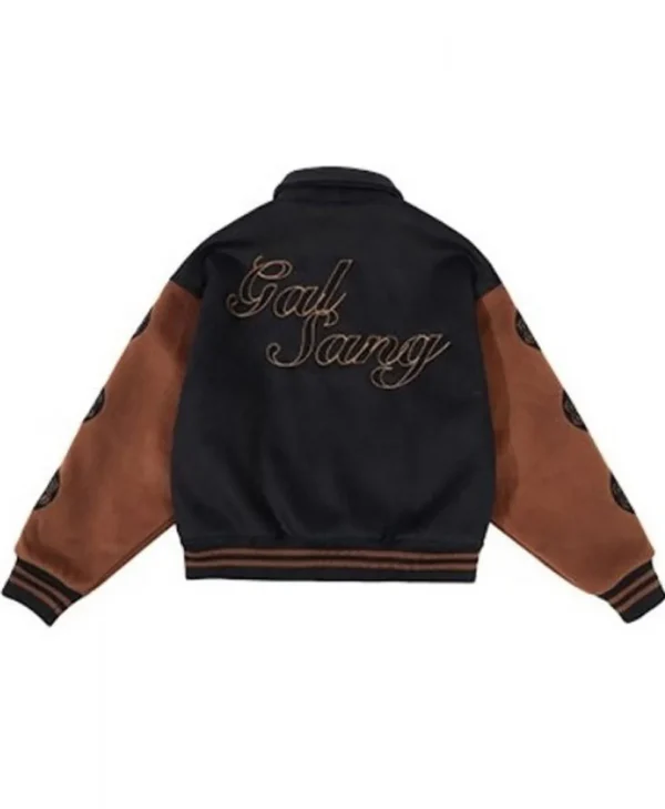 Gal Sang Varsity Black and Brown Jackets