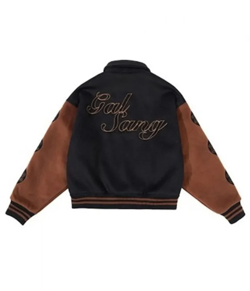 Gal Sang Varsity Black and Brown Jackets