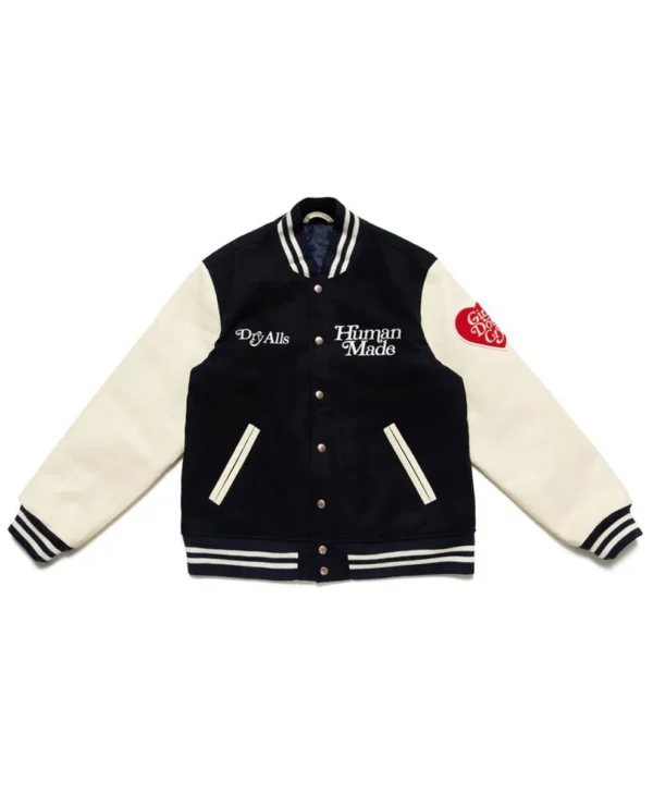 Girls Dont Cry Human Made Dry Alls Varsity Jacket
