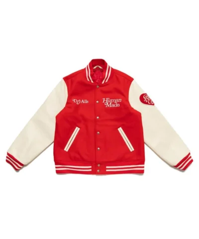 Girls Dont Cry Human Made Dry Alls Varsity Red Jacket