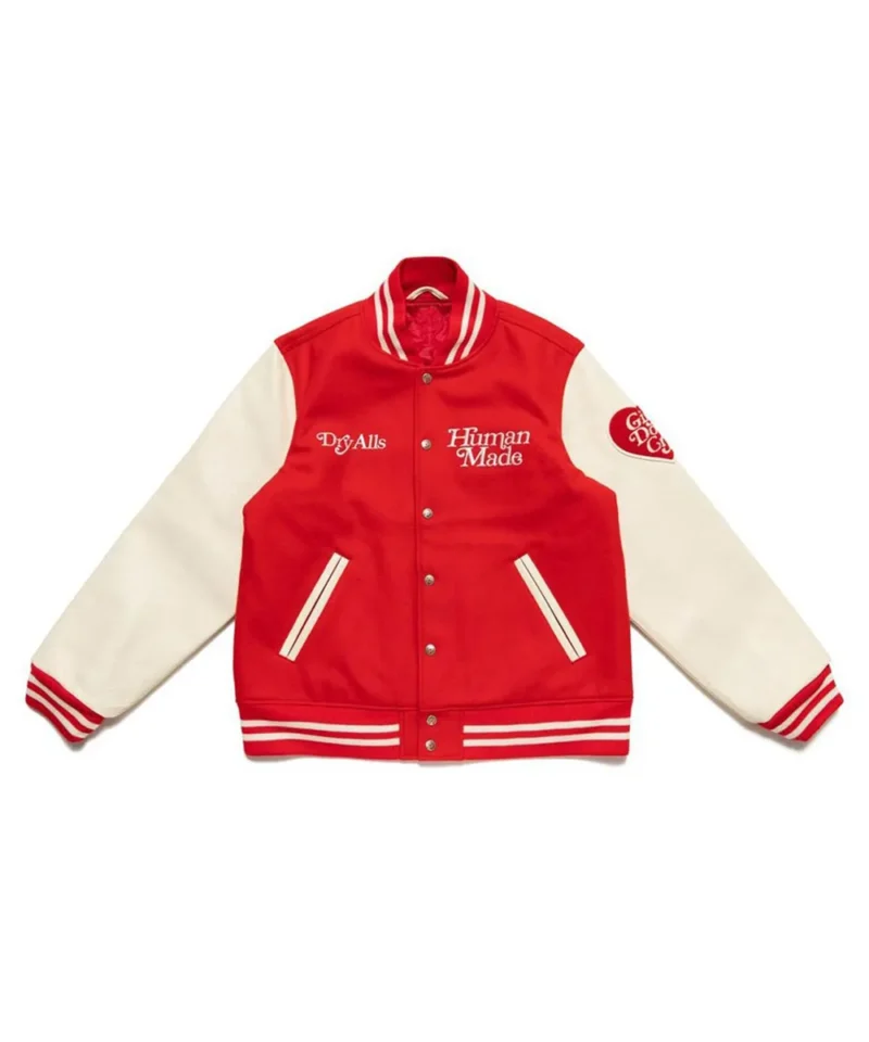 Girls Dont Cry Human Made Dry Alls Varsity Red Jacket