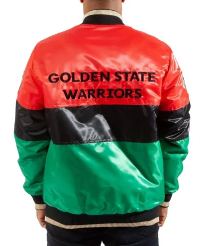 Golden State Warriors 75th Anniversary Satin Jackets