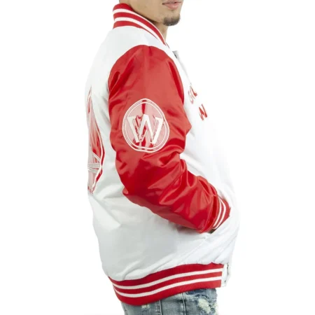 Golden State Warriors White and Red Jacket