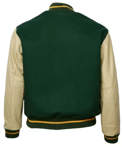 Green Bay Packers 1950 Green And Cream Varsity Jackets