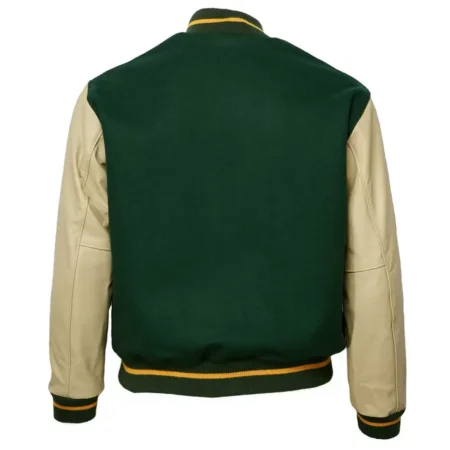 Green Bay Packers 1950 Green And Cream Varsity Jackets