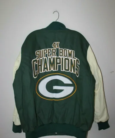 Green Bay Packers 4X Super Bowl Champion Jacket