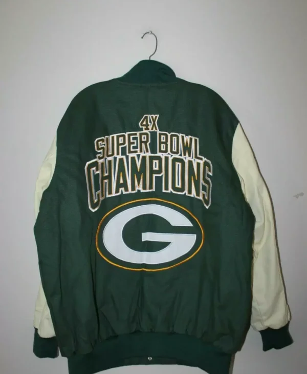 Green Bay Packers 4X Super Bowl Champion Jacket