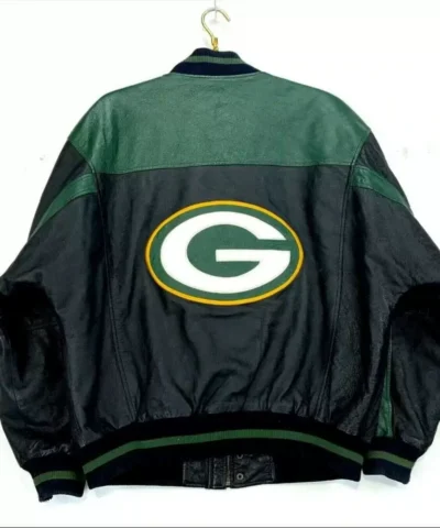 Green Bay Packers Football Leather Varsity Jackets