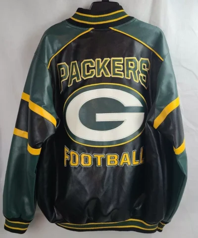 Green Bay Packers Football Team Leather Jackets