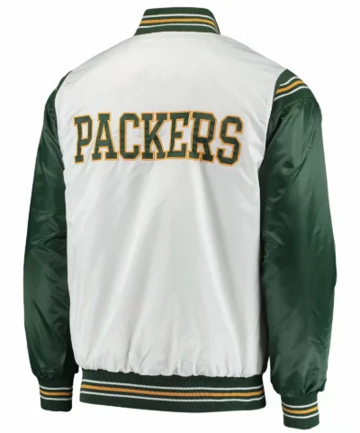 Green Bay Packers Historic Logo Renegade Satin Jacket scaled 1