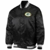 Green Bay Packers Locker Room Satin Varsity Jacket scaled 1