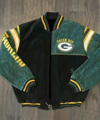 Green Bay Packers NFL Wool Leather Jackets