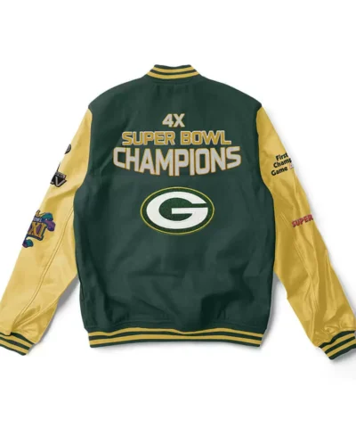 Green Bay Packers Super Bowl Champions Varsity Jackets