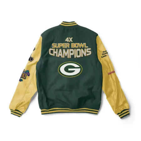 Green Bay Packers Super Bowl Champions Varsity Jackets