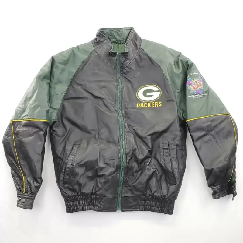 Green Bay Packers Superbowl XXXI Leather Jackets