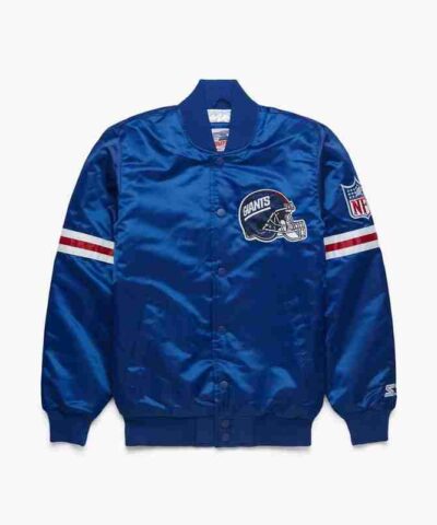 HOMAGE X Starter Giants Gridiron Blue Jacket