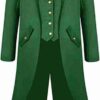 Halloween Gothic Green Medieval Tailcoat