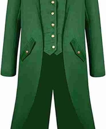 Halloween Gothic Green Medieval Tailcoat