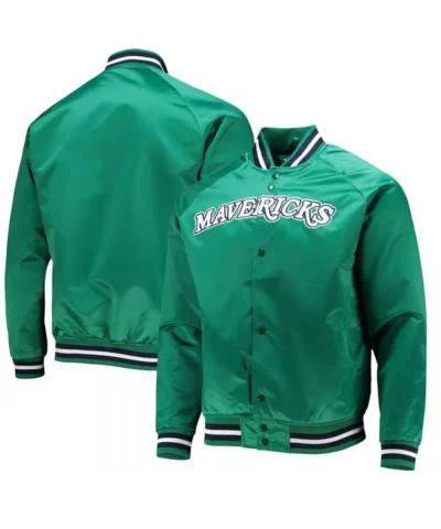Hardwood Classics Dallas Mavericks Green Jacket