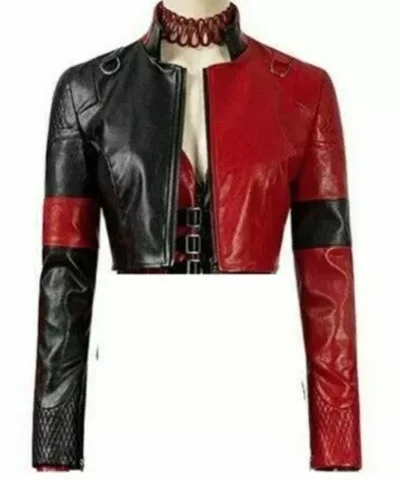 Harley Quinn Suicide Squad Kill The Justice League PU Leather Jacket