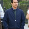 High Potential S01 Deniz Akdeniz Blue Bomber Polyester Jacket