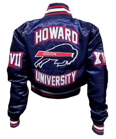Howard University Bison Bomber Blue Jacket