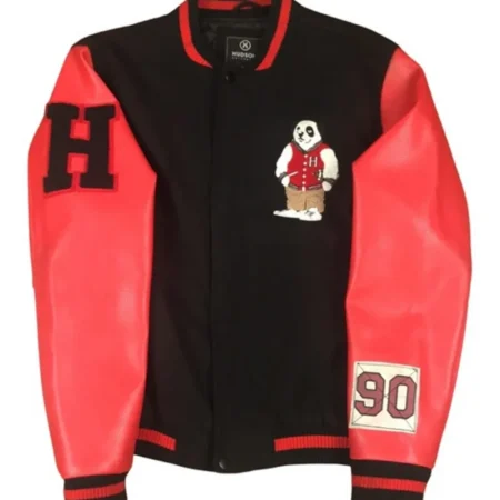 Hudson Panda All States Champs Red Varsity Jacket
