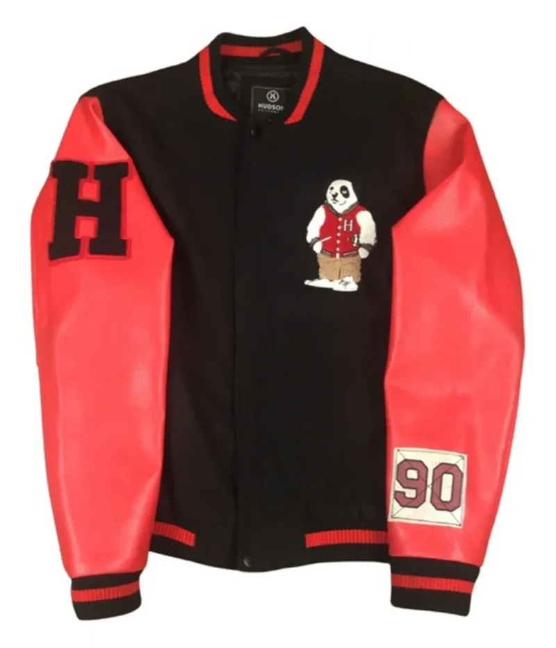 Hudson Panda All States Champs Red Varsity Jacket