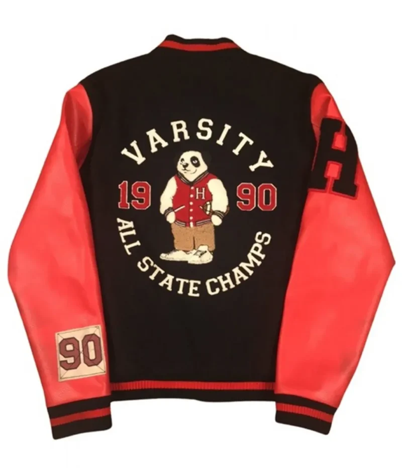 Hudson Panda All States Champs Red Varsity Jackets