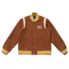 Human Made Duck Varsity Brown Jacket