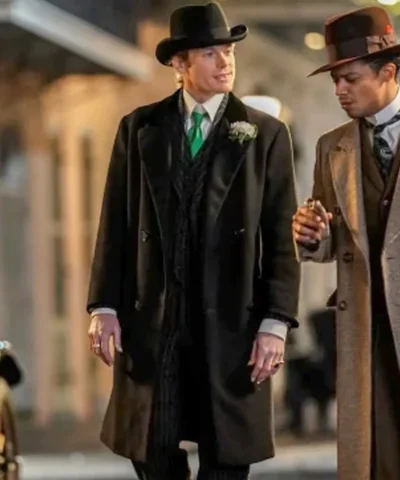 Interview with the Vampire Sam Reid Black Wool Coat