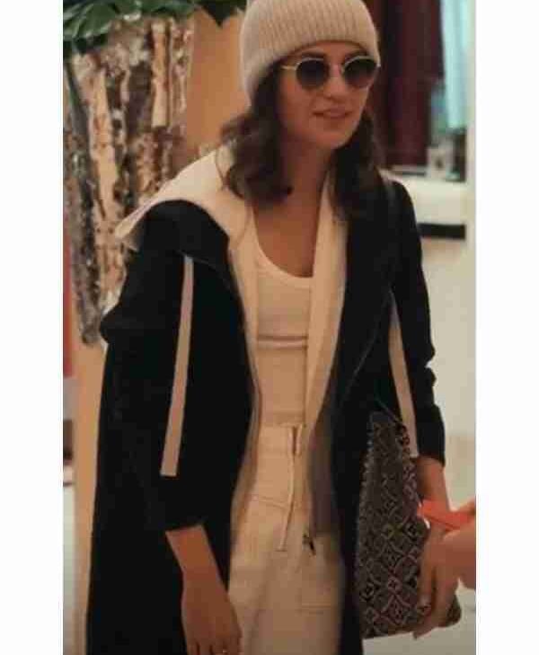 Irma Vep 2022 Alicia Vikander Hooded Coat