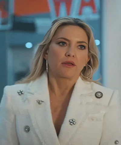 Isla Gordon Running Point White Tweed Blazer