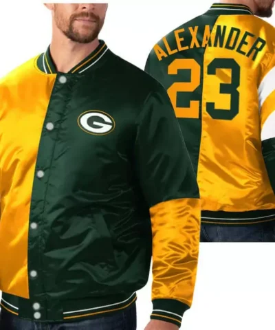 Jaire Alexander 23 Green Bay Packers NFL Jacket