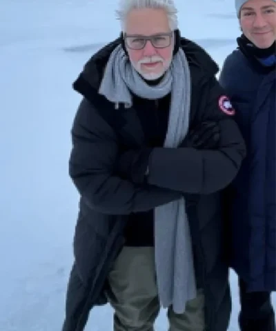 James Gunn Superman Black Puffer Coat