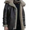 Jordan Double Collar Heavy Weight Shearling Coat 1