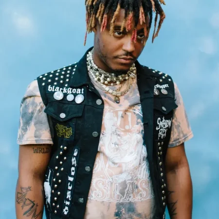 Juice Wrld Black Denim Vest