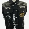Juice Wrld Black Denim Vest Fornt