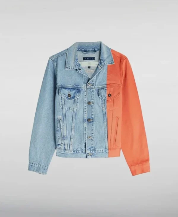 Juice Wrld Double Color Denim Jacket