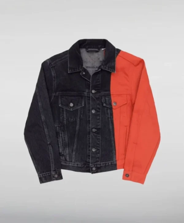 Juice Wrld Double Color Denim Jacket For Sale