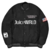 Juice Wrld Rap Singer 999 Life Black Bomber Cotton Jacket