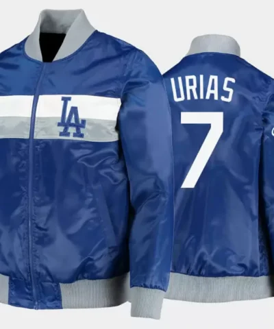 Julio Urias Los Angeles Dodgers Satin Jacket