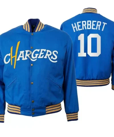 Justin Herbert NFL Los Angeles Chargers Satin Jacket